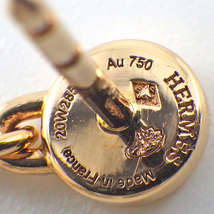 エルメス HERMES ピアス アミュレット コンスタンス バッグモチーフ 