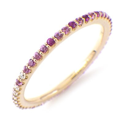 11号)ポンテヴェキオ リング カリーナ Black ＆ Pink