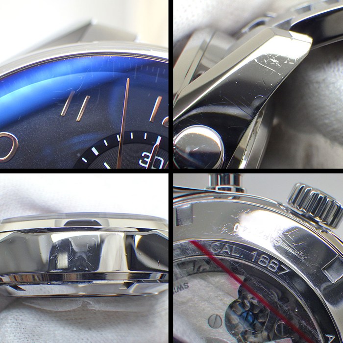 タグ・ホイヤー TAG Heuer 腕時計 カレラ クロノグラフ CAR2014.FC6235 ブラック文字盤 デイト スモールセコンド 裏スケ SS 自動巻き 【中古】