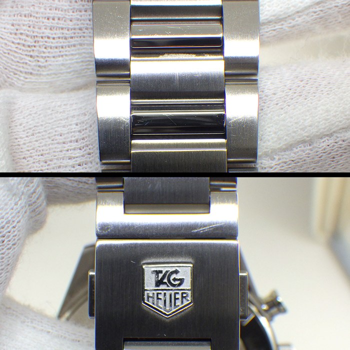 タグ・ホイヤー TAG Heuer 腕時計 カレラ クロノグラフ CAR2014.FC6235 ブラック文字盤 デイト スモールセコンド 裏スケ SS 自動巻き 【中古】
