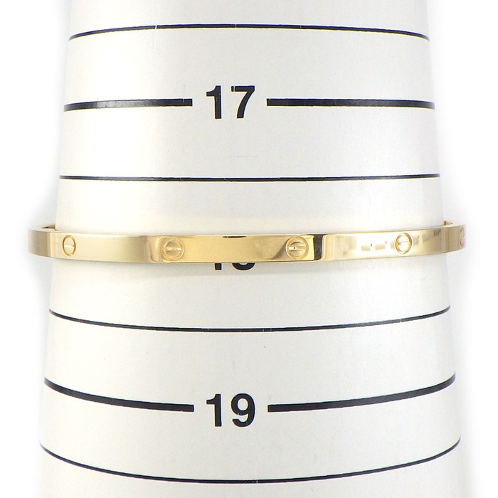 カルティエ Cartier バングル ラブ SM B6079119 2026年5月ギャラ K18YG / #19 【箱・保付き】 【中古】