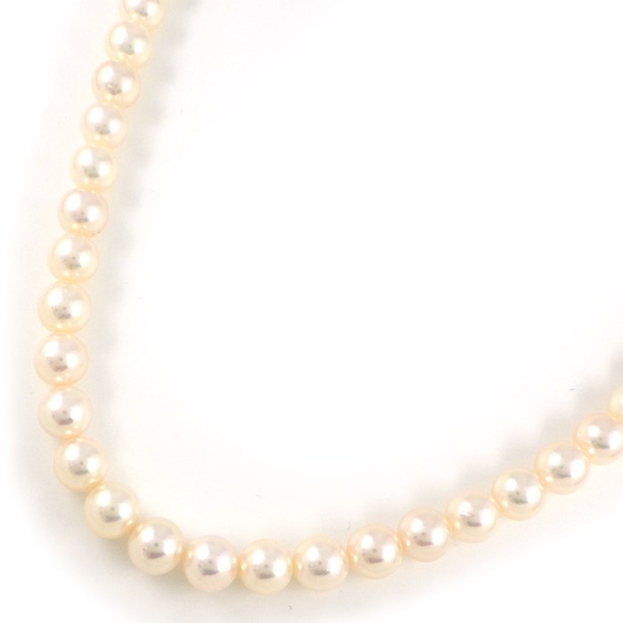 タサキ 田崎真珠 TASAKI ネックレス アコヤ真珠 7.0mm珠 SV925 【中古】