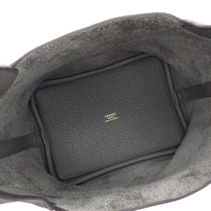 エルメス HERMES ハンドバッグ ピコタン PM 2022年製 グリメイヤー トリヨンクレマンス (牛革) ゴールド金具 【中古】