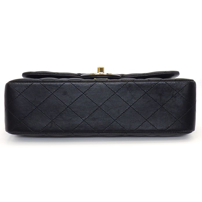シャネル CHANEL ハンドバッグ ショルダーバッグ マトラッセ 23 クラシック スモール A01113 2020年 ブラック ボルドー ラムスキン ゴールド金具 【中古】