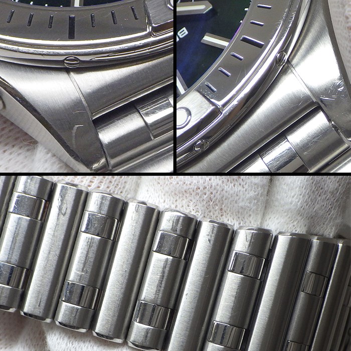 ブライトリング Breitling 腕時計 クロノマット ベントレー B01 42 AB0134101L1A1 デイト クロノグラフ タキメーター スモールセコンド 夜光インデックス/針 裏スケ 回転ベゼル サンレイ グリーン文字盤 SS 自動巻き 【中古】
