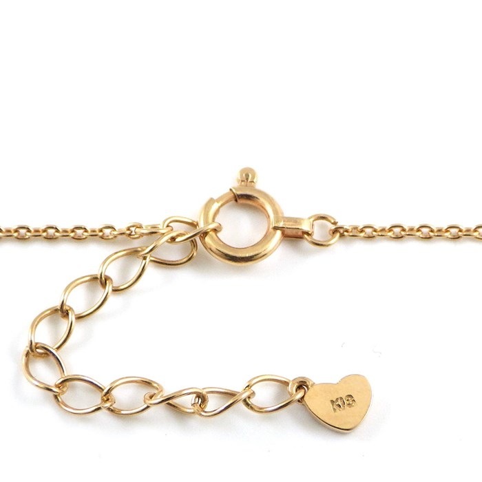 スタージュエリー STAR JEWELRY ネックレス ミステリアス ハート Sサイズ 2ZN2065 3ポイント スクエアカット ルビー 0.18ct K18PG 【中古】