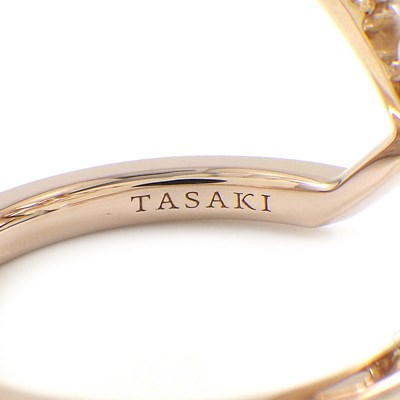 タサキ 田崎真珠 TASAKI リング アブストラクト スター RC-4604-18KSG ホワイト パール 2.5-4.5mm珠 サクラゴールド SAKURAGOLD 18SG K18PG 白 12号 【中古】
