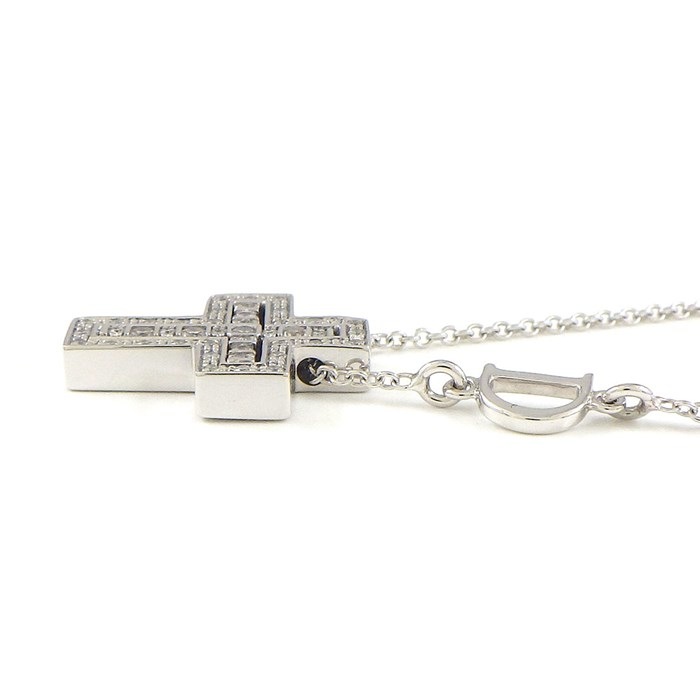 ダミアーニ DAMIANI ネックレス ベルエポック XXS 20083507 ダイヤモンド 計0.17ct K18WG 【箱・保付き】 【中古】