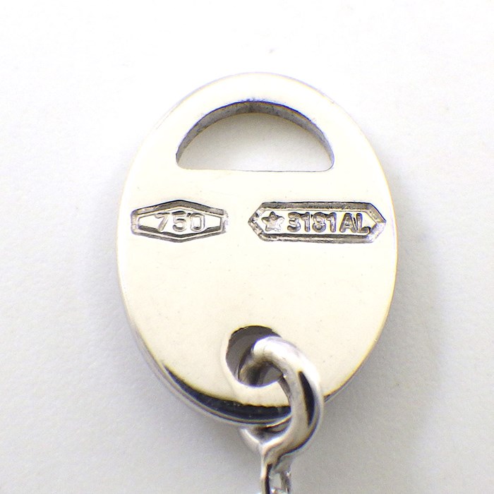 ダミアーニ DAMIANI ネックレス ベルエポック XXS 20083507 ダイヤモンド 計0.17ct K18WG 【箱・保付き】 【中古】