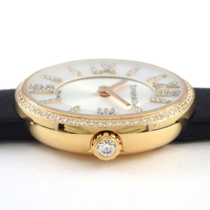 ティファニーアトラス　金無垢　ダイヤモンドベゼル Tiffany Atlas ティファニー アトラスXクローズドナローリング 19.5号