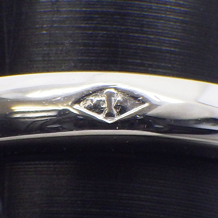ヴァンクリーフ＆アーペル Van Cleef & Arpels リング スウィートアルハンブラ VCARO85847 12ポイント ダイヤモンド 計0.08ct K18WG 7号 / #47 【中古】