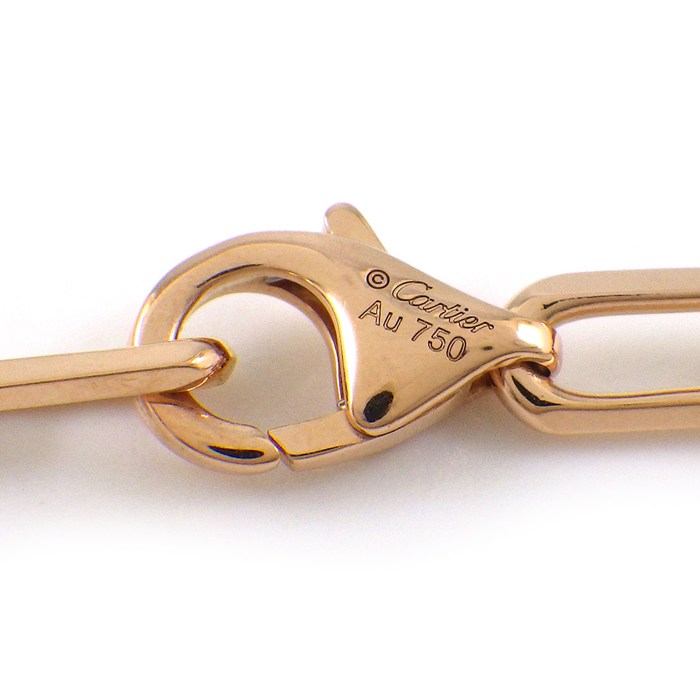 カルティエ Cartier ネックレス サントス スモール B7225008 K18PG 【箱・保付き】 【中古】
