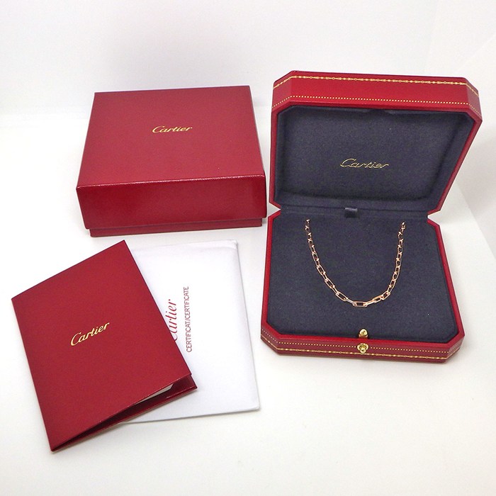 カルティエ Cartier ネックレス サントス スモール B7225008 K18PG 【箱・保付き】 【中古】