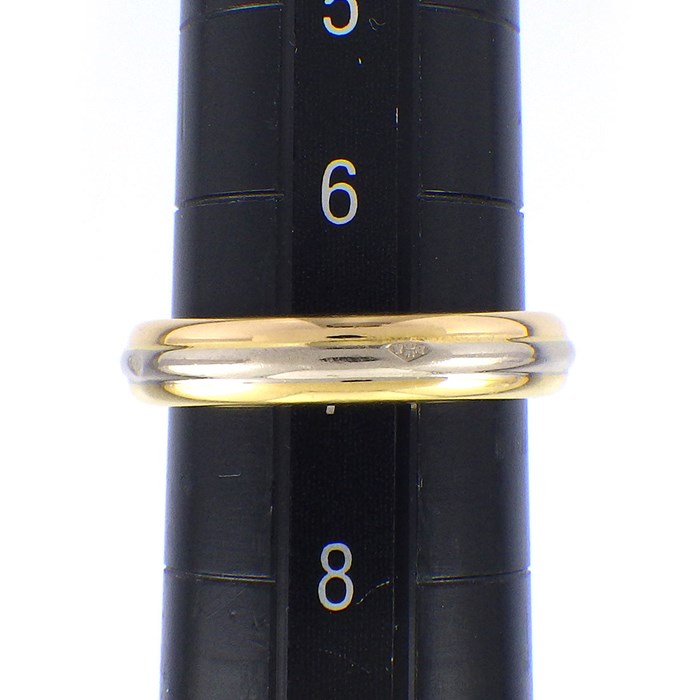カルティエ Cartier リング モノストーン スリーカラー 1ポイント ルビー K18PG K18WG K18YG 7号 / #47 【中古】