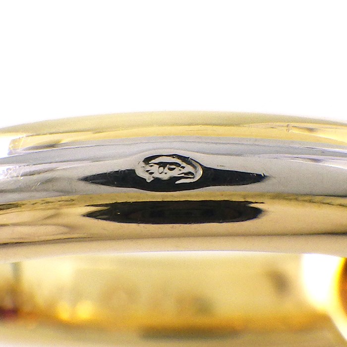 カルティエ Cartier リング モノストーン スリーカラー 1ポイント ルビー K18PG K18WG K18YG 7号 / #47 【中古】