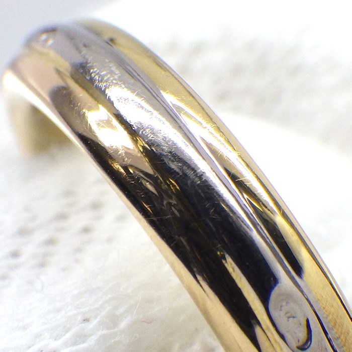 カルティエ Cartier リング モノストーン スリーカラー 1ポイント ルビー K18PG K18WG K18YG 7号 / #47 【中古】