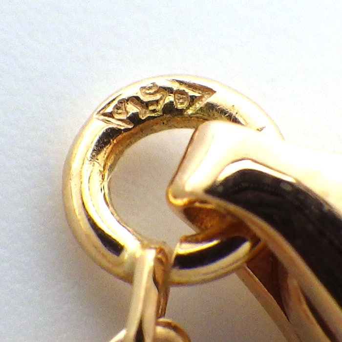 ヴァンクリーフ＆アーペル Van Cleef & Arpels ネックレス ヴィンテージ　アルハンブラ 2012年 クリスマス X'mas 限定モデル ホワイト シェル 1ポイント ダイヤモンド K18PG 白 【中古】