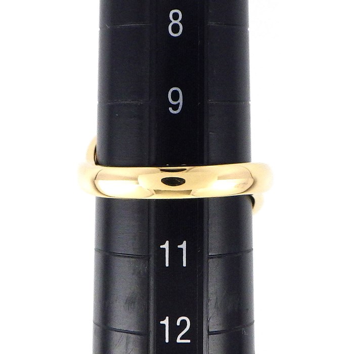 ピアジェ PIAGET リング ポセション ラウンド ロゴ サークル 1ポイント ダイヤモンド K18YG 10号 / #50 【中古】