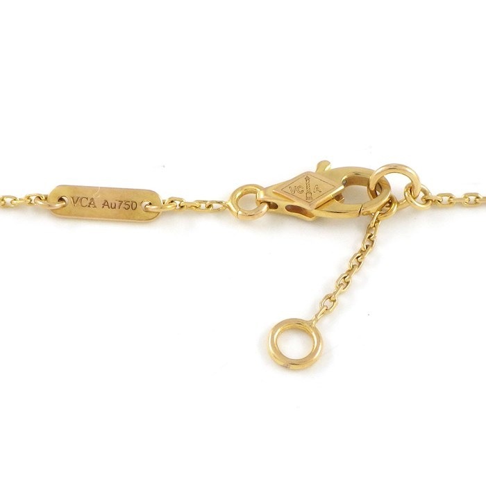 ヴァンクリーフ&アーペル Van Cleef & Arpels ブレスレット スウィート アルハンブラ ハート VCARN59L00 カーネリアン K18YG 【中古】