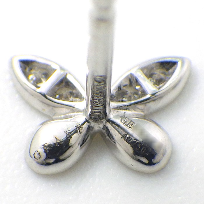 グラフ Graff GRAFF ピアス パヴェ バタフライ プティ RGE1563 ダイヤモンド 計0.08ct K18WG 【箱・保付き】 【中古】