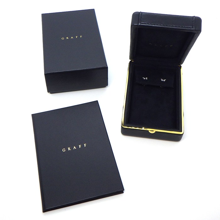 グラフ Graff GRAFF ピアス パヴェ バタフライ プティ RGE1563 ダイヤモンド 計0.08ct K18WG 【箱・保付き】 【中古】