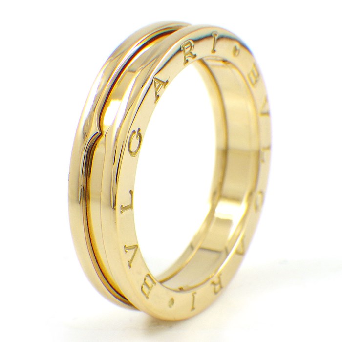 ブルガリ BVLGARI リング B-zero1 ビーゼロワン 1バンド 336060 XS ロゴ K18YG 20.5号 / #61 【中古 ...