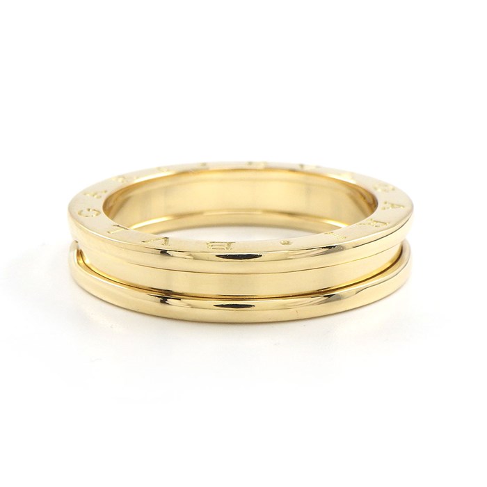 ブルガリ BVLGARI リング B-zero1 ビーゼロワン 1バンド 336060 XS ロゴ K18YG 20.5号 / #61 【中古 ...