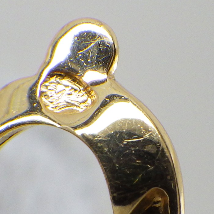 ヴァンクリーフ&アーペル Van Cleef & Arpels ピアス ヴィンテージアルハンブラ VCARD40400 カーネリアン K18YG 【中古】