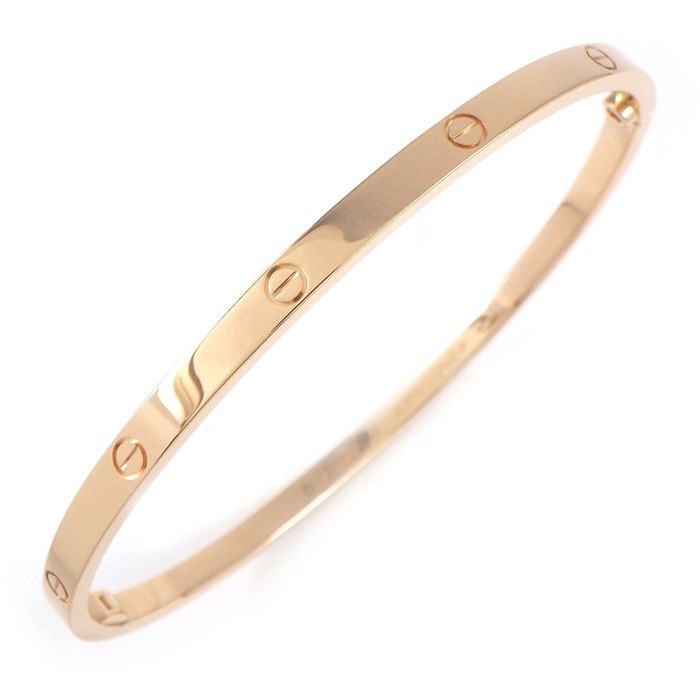 カルティエ Cartier ブレスレット ラブ SM B6047319 K18PG / #19 【箱・保付き】 【中古】
