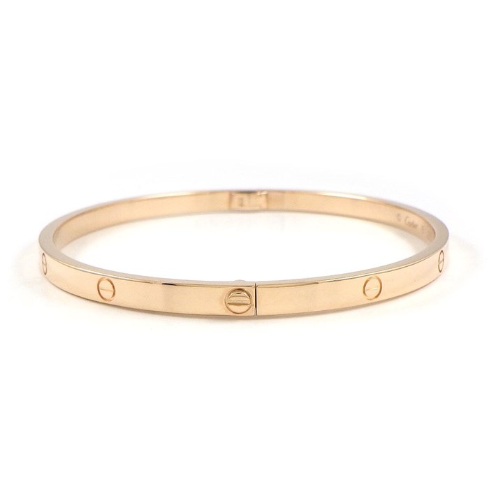 カルティエ Cartier ブレスレット ラブ SM B6047319 K18PG / #19 【箱・保付き】 【中古】
