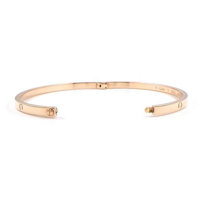 カルティエ Cartier ブレスレット ラブ SM B6047319 K18PG / #19 【箱・保付き】 【中古】