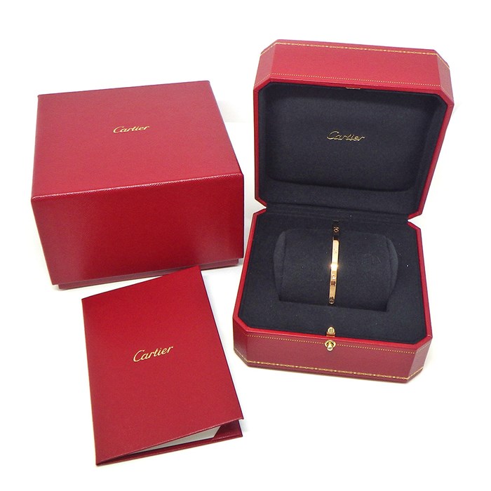 カルティエ Cartier ブレスレット ラブ SM B6047319 K18PG / #19 【箱・保付き】 【中古】