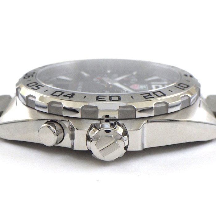 タグ・ホイヤー TAG Heuer 腕時計 フォーミュラ1 デイト WAZ111A.BA0875 アラーム スモールセコンド 夜光インデックス 夜光針 ブラック文字盤 SS クオーツアナログ 【箱・保付き】 【中古】