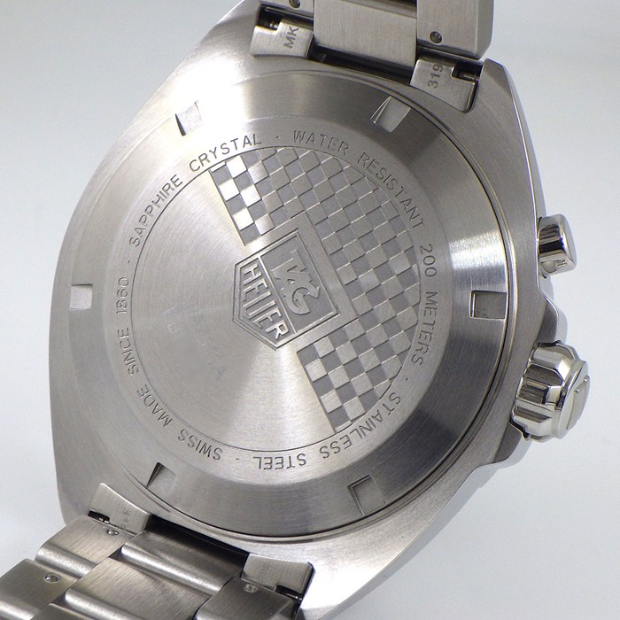 タグ・ホイヤー TAG Heuer 腕時計 フォーミュラ1 デイト WAZ111A.BA0875 アラーム スモールセコンド 夜光インデックス 夜光針 ブラック文字盤 SS クオーツアナログ 【箱・保付き】 【中古】