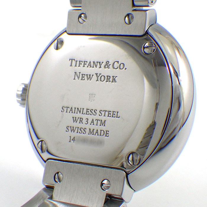 ティファニー Tiffany & Co. 腕時計 アトラス 2ハンド 62867469 ダイヤベゼル/インデックス シルバー文字盤 SS クオーツアナログ 【中古】