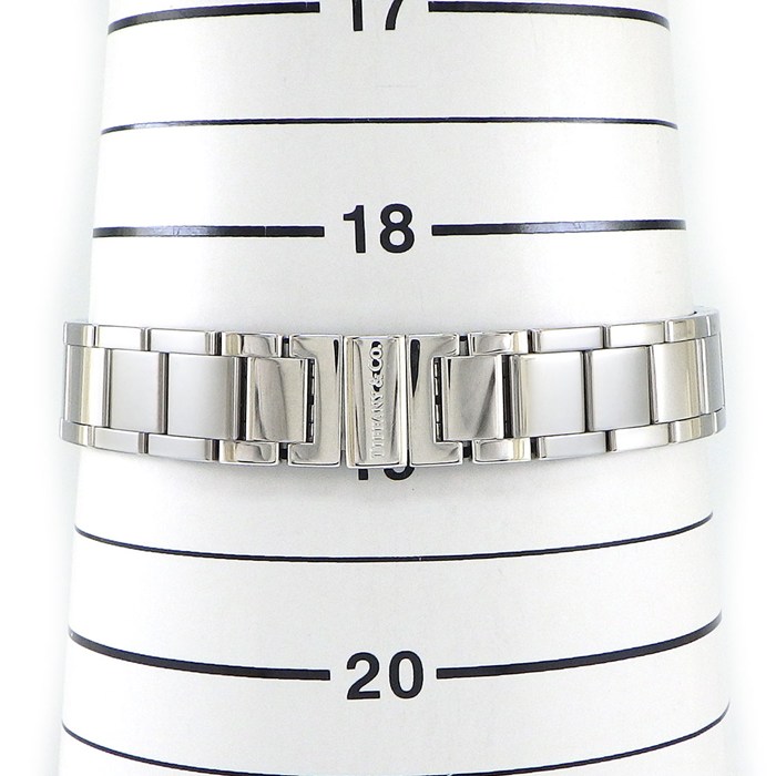 ティファニー Tiffany & Co. 腕時計 アトラス 2ハンド 62867469 ダイヤベゼル/インデックス シルバー文字盤 SS クオーツアナログ 【中古】
