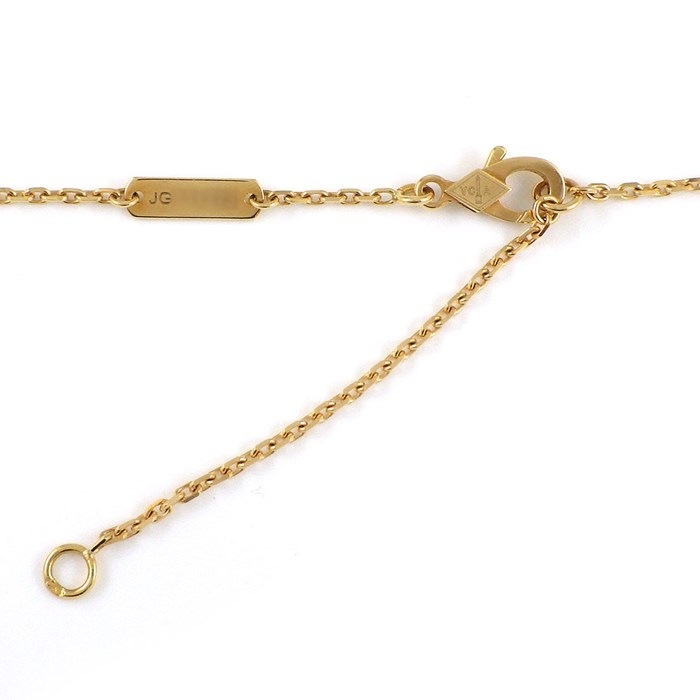 ヴァンクリーフ＆アーペル Van Cleef & Arpels ネックレス ヴィンテージアルハンブラ VCARD38600 タイガーアイ K18YG 【箱・保付き】 【中古】