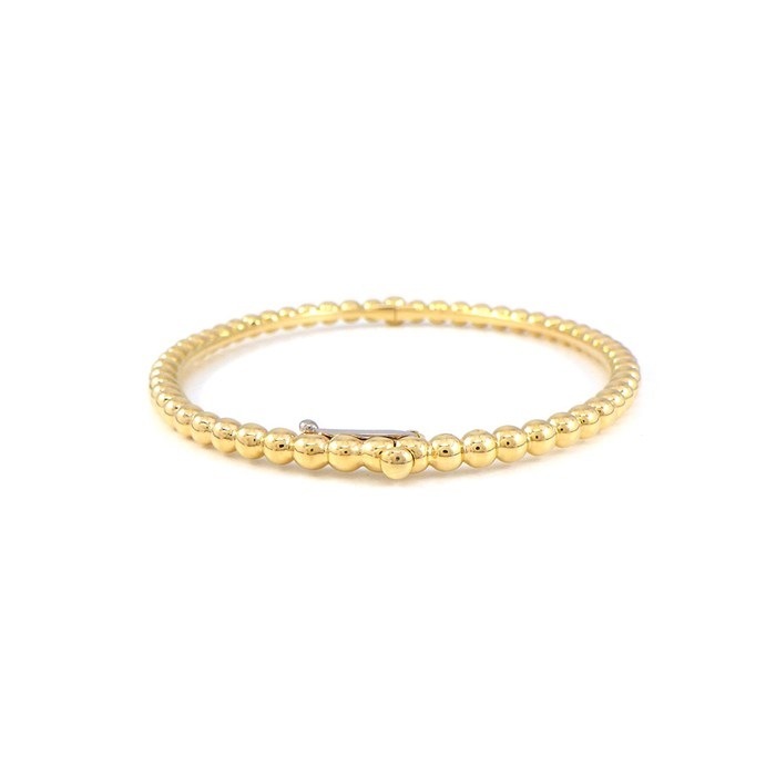 ヴァンクリーフ＆アーペル Van Cleef & Arpels バングル ペルレ ゴールドパール VCARO7A800 K18YG / #M 【中古】