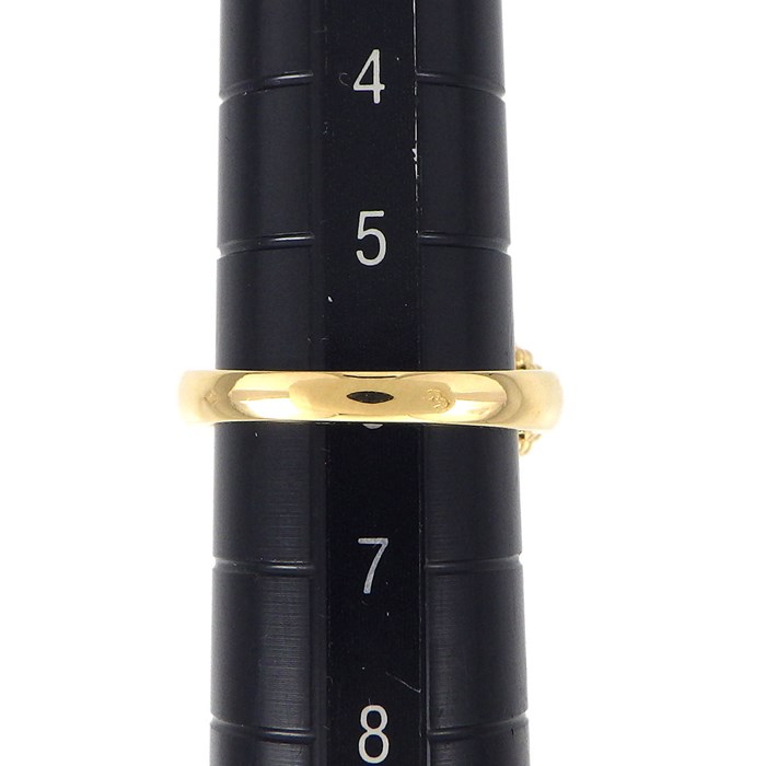 ヴァンクリーフ＆アーペル Van Cleef & Arpels ピンキーリング ヴィンテージ アルハンブラ ギョーシェ VCARP6I300 K18YG 6号 / #46 【箱・保付き】 【中古】