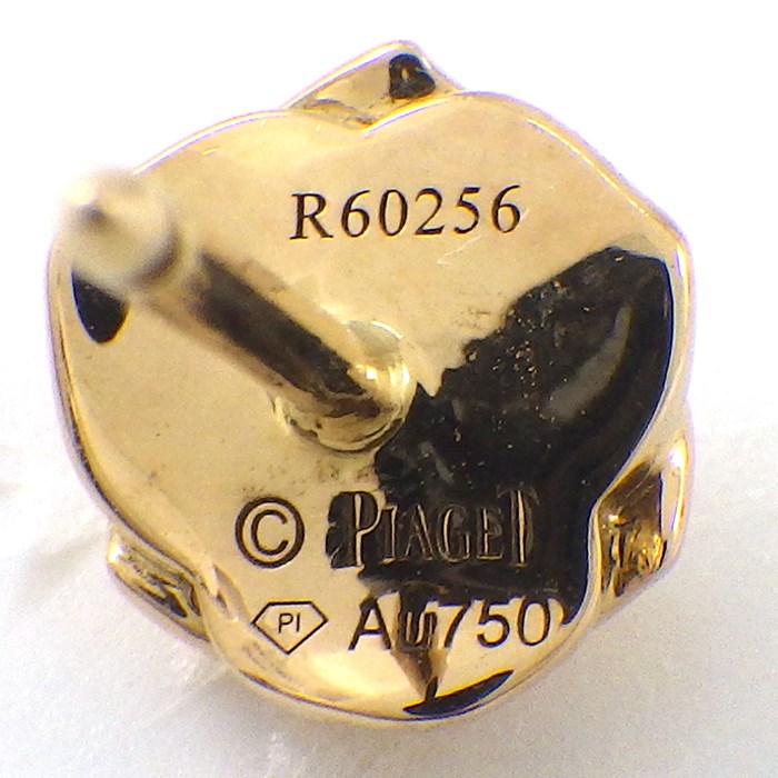ピアジェ PIAGET ピアス ローズ G38U0043 バラ 薔薇 2ポイント ダイヤモンド 計0.12ct K18PG 【中古】