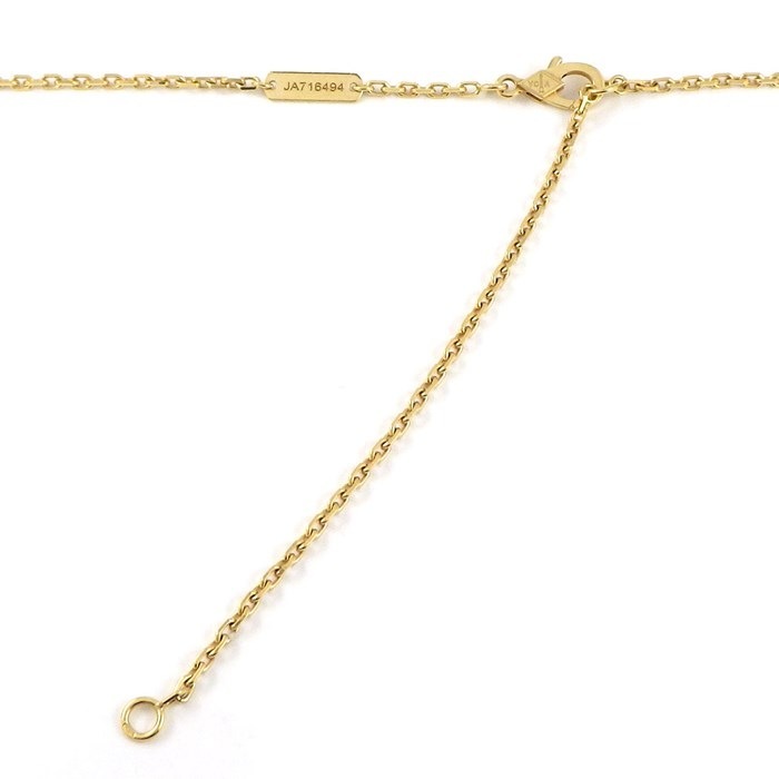 ヴァンクリーフ＆アーペル Van Cleef & Arpels ロングネックレス マジック アルハンブラ VCARO49L00 ホワイト シェル K18YG 【中古】