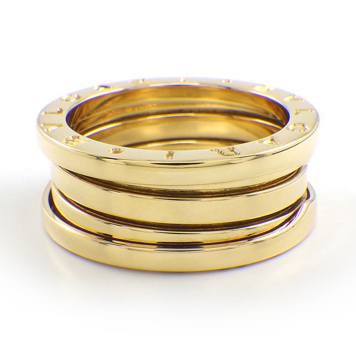 ブルガリ BVLGARI リング B-zero1 ビーゼロワン 3バンド K18YG