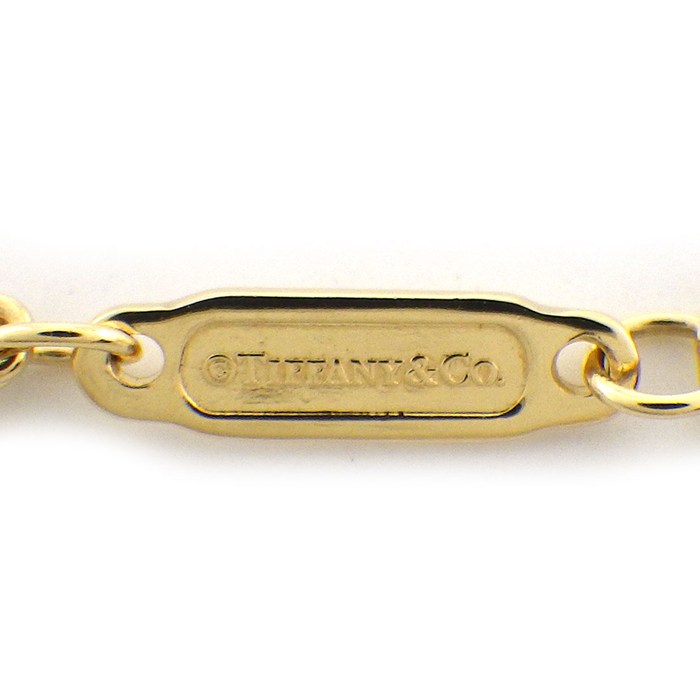 ティファニー Tiffany & Co. ネックレス ハードウェア ダブルリンク ラージ 63364223 K18YG 【中古】