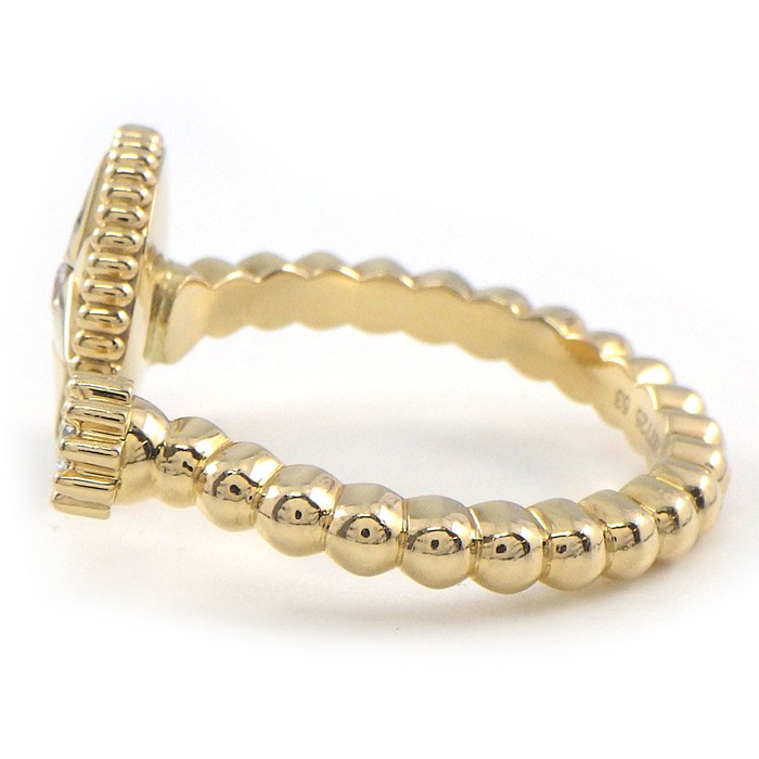 クリスチャンディオール Christian Dior リング ローズデヴァン JRDV95150_0000 2ポイント ダイヤモンド 計0.10ct ホワイト シェル K18YG 12号 / #53 【中古】