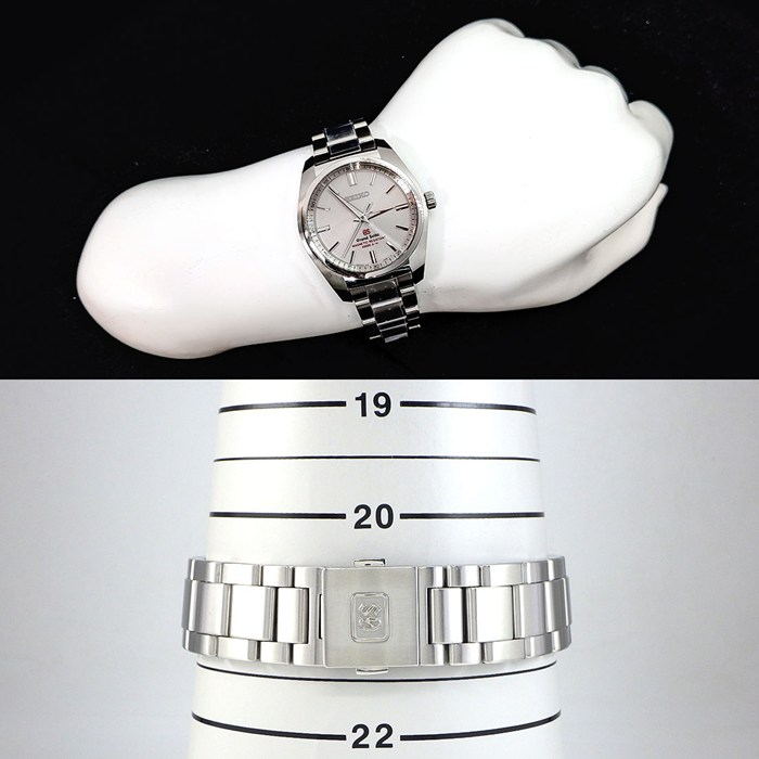 グランドセイコー Grand Seiko 腕時計 スポーツコレクション SBGX091/9F61-0AD0 9Fクオーツ 高耐磁性能モデル 夜光インデックス 夜光針 ライトグレー文字盤 SS クオーツアナログ 【中古】
