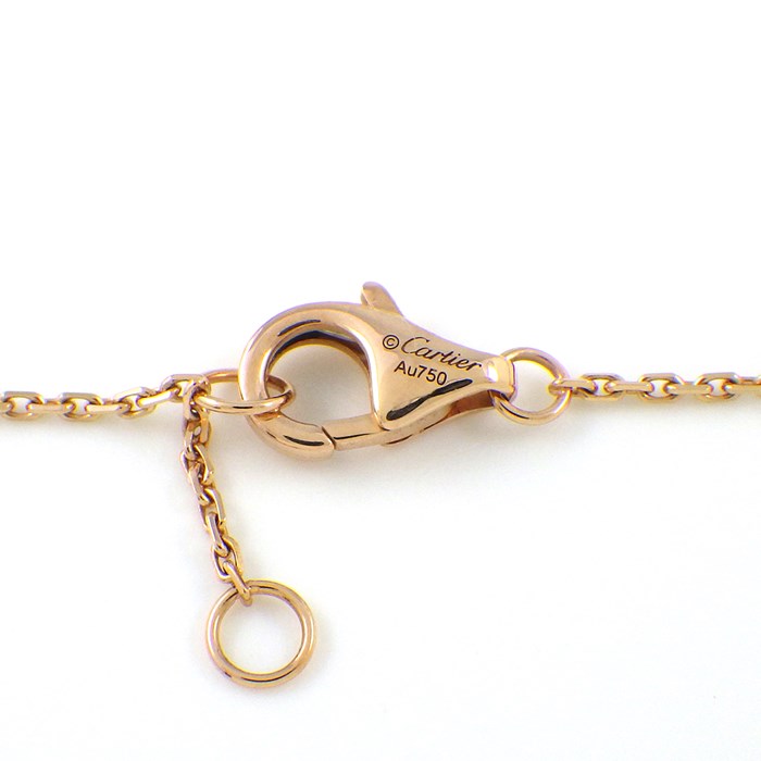 カルティエ Cartier ブレスレット アミュレット XS オニキス ダイヤモンド K18PG 【中古】