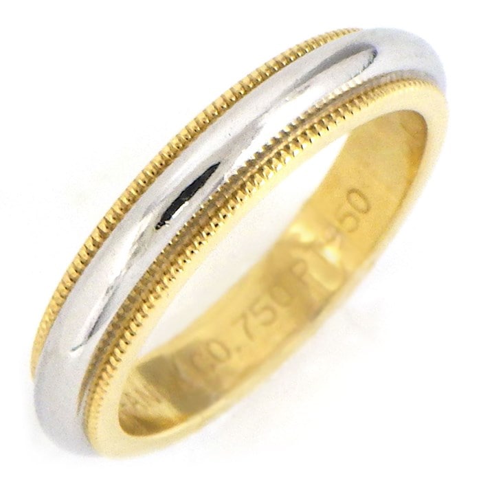 ティファニー Tiffany & Co. リング トゥギャザー ミルグレイン バンド ティファニー Tiffany & Co. リング トゥギャザー ミルグレイン バンド