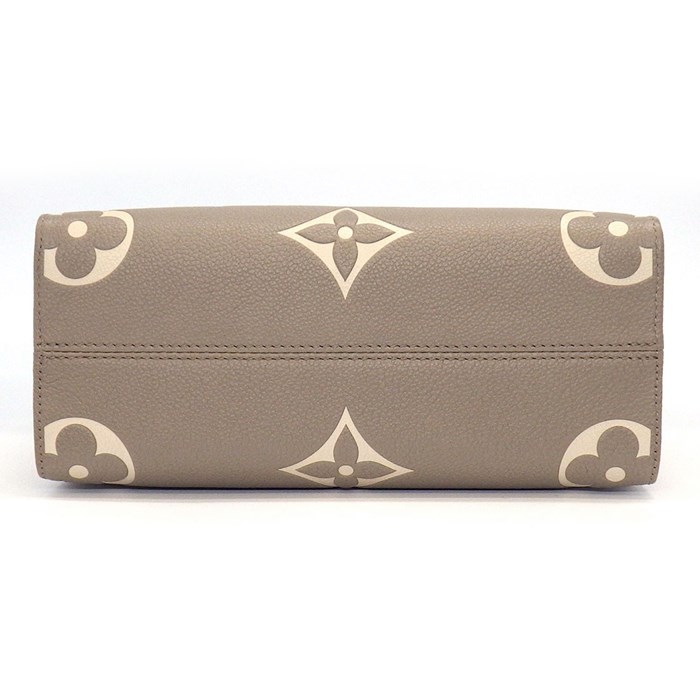 ルイ・ヴィトン Louis Vuitton ハンドバッグ オンザゴー PM M45779 トゥルトレール クレーム バイカラー モノグラム アンプラント ゴールド金具 【中古】