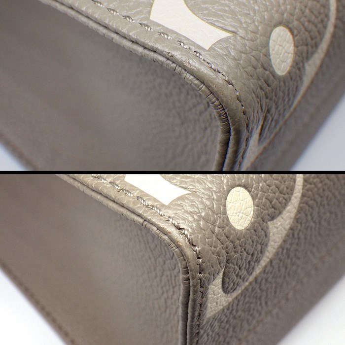 ルイ・ヴィトン Louis Vuitton ハンドバッグ オンザゴー PM M45779 トゥルトレール クレーム バイカラー モノグラム アンプラント ゴールド金具 【中古】