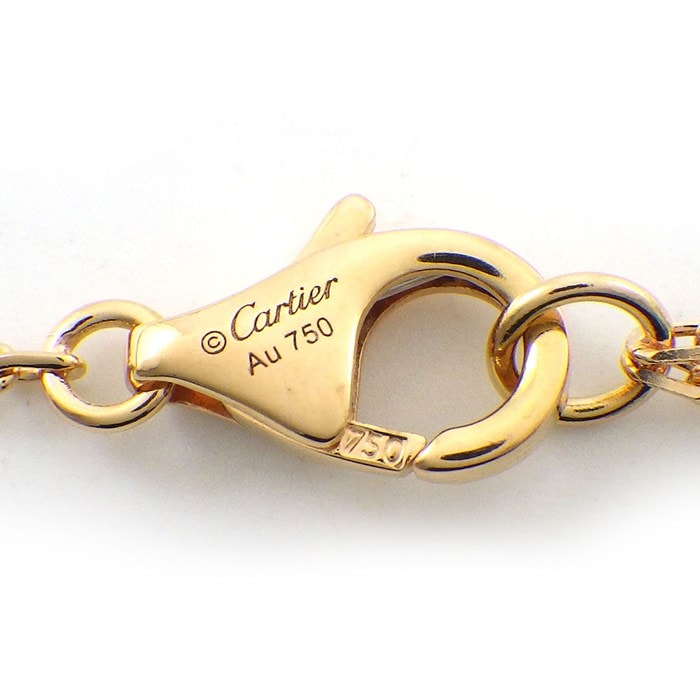 カルティエ Cartier ネックレス ダムール スモールモデル SM ディアマン レジェ B7215700 1ポイント ダイヤモンド 0.09ct K18PG 【箱・保付き】 【中古】
